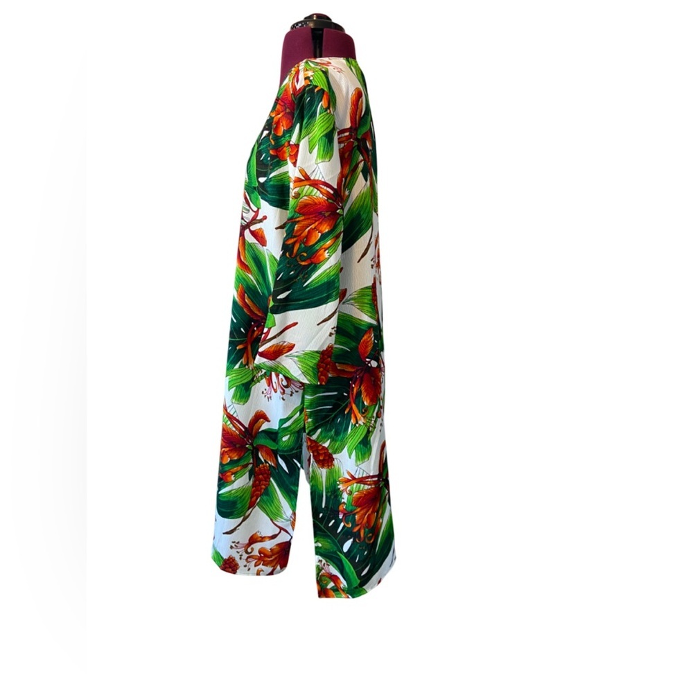 Slinky Brand Tropical Kimono Cover Up Size Small - Picture 3 of 7